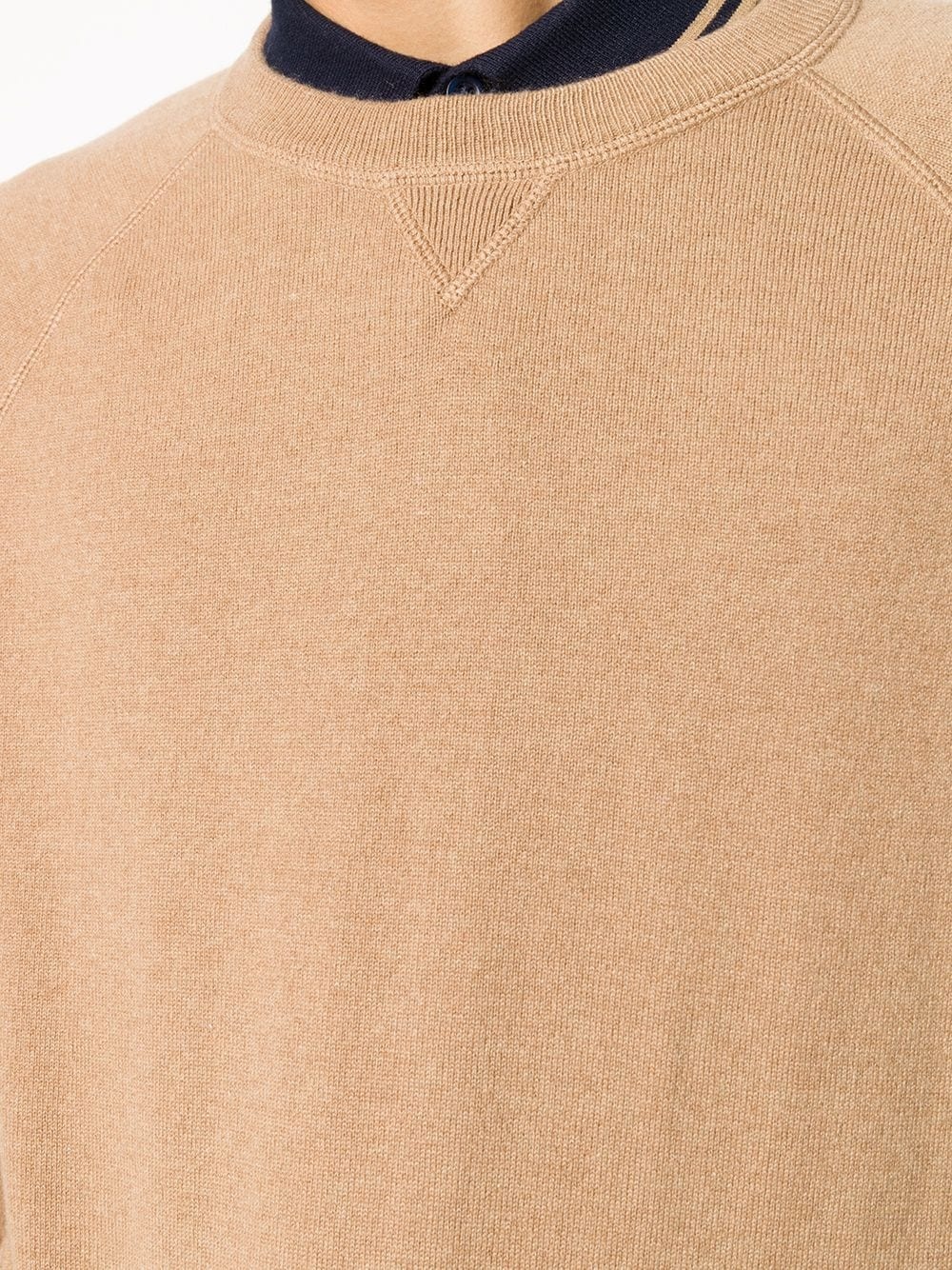 cashmere long sleeve jumper - 5