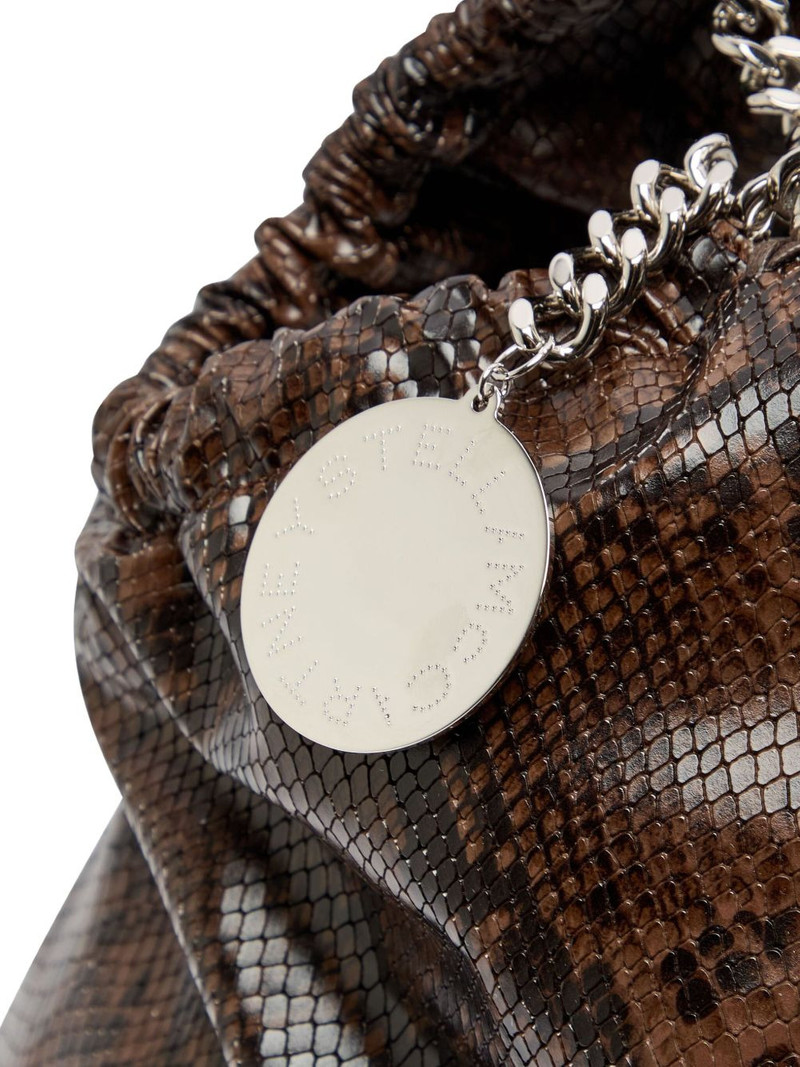 Stella McCartney Falabella python-effec shoulder bag outlook