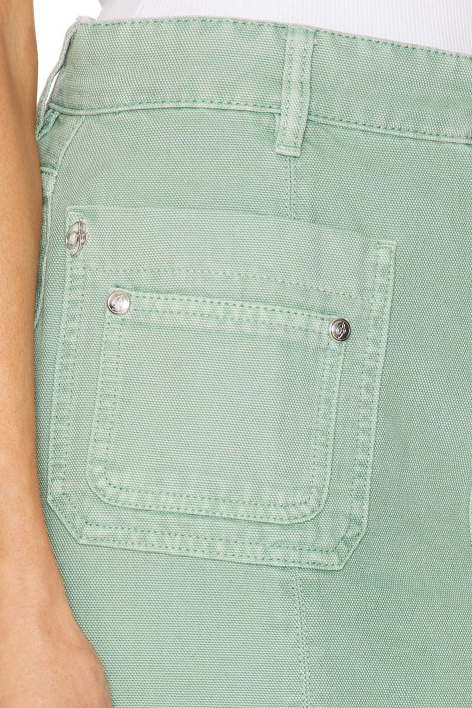 Denim Mini Skirt - 6