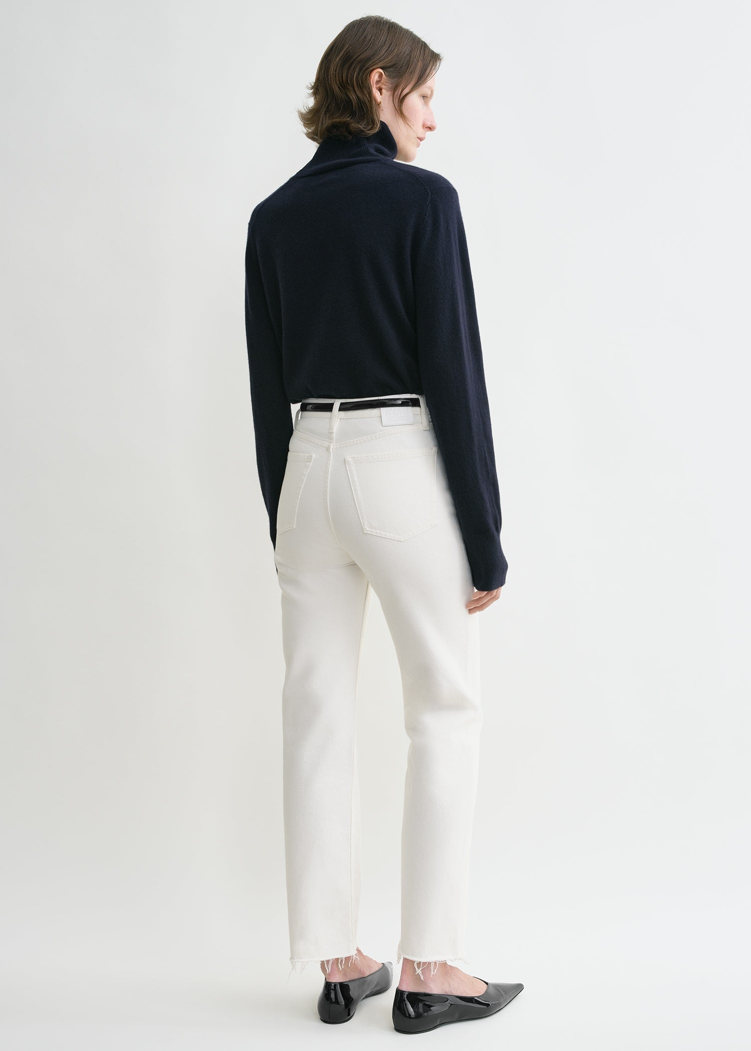 Classic cut denim off-white - 4