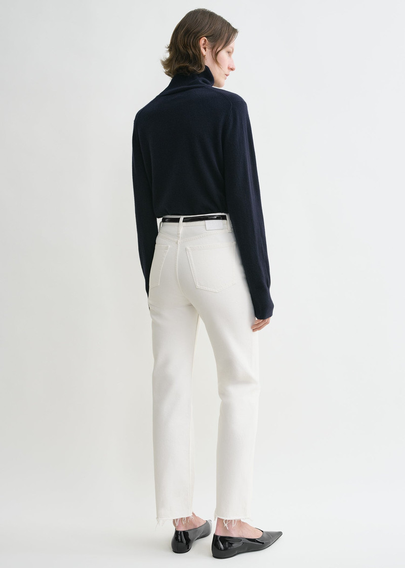 Classic cut denim off-white 4
