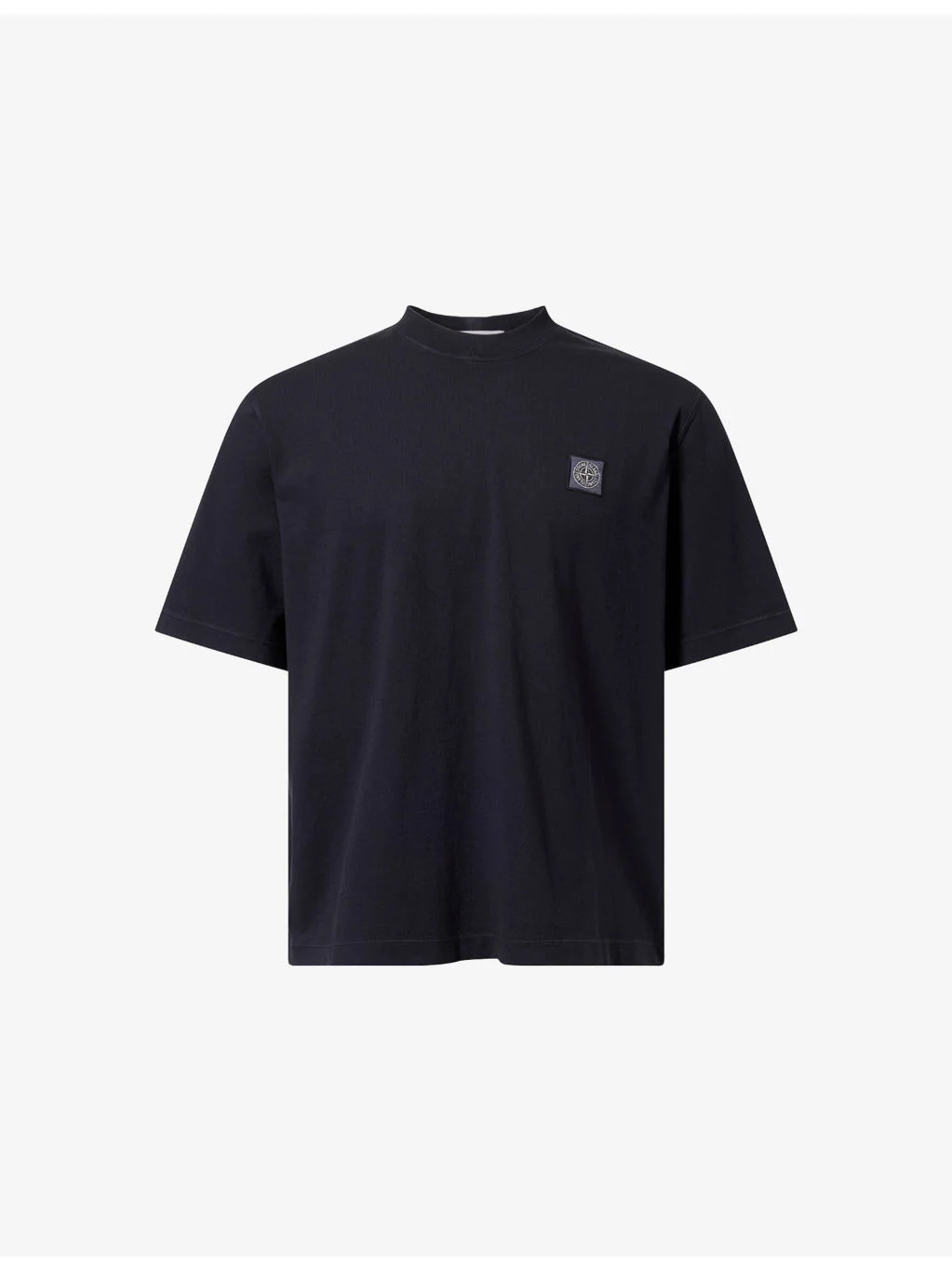 Compass Logo-Patch Short-Sleeve Cotton-Jersey T-Shirt - 1