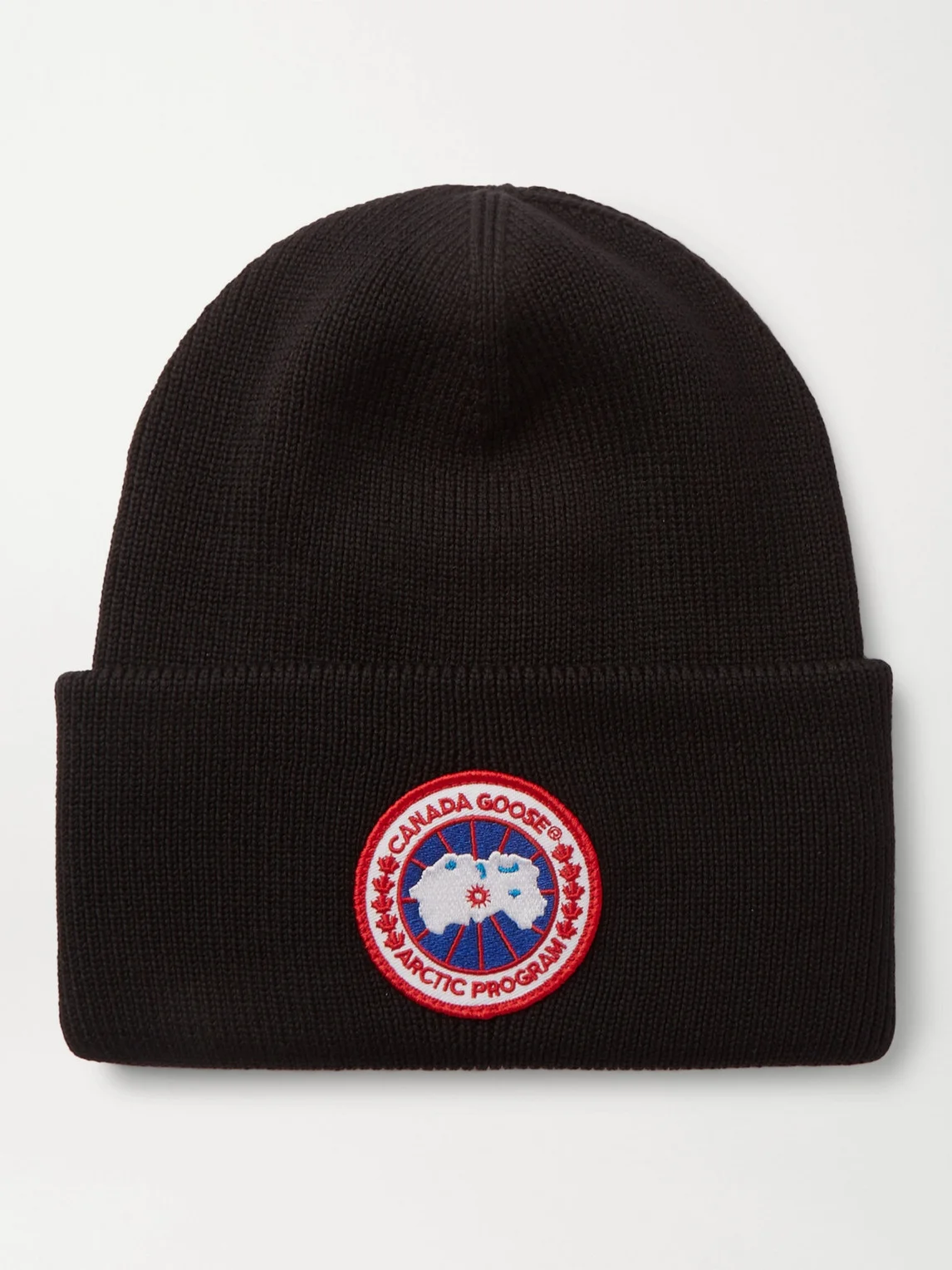 Logo-Appliquéd Merino Wool Beanie - 1