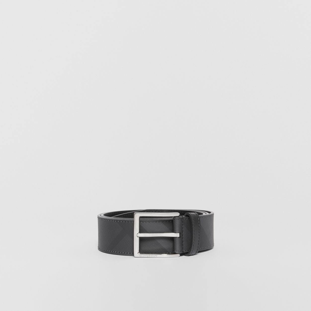 London Check and Leather Belt - 4