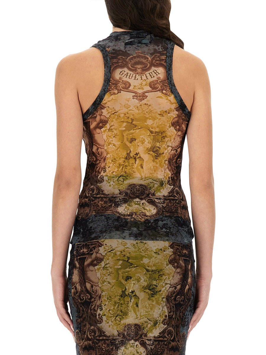 Jean Paul Gaultier Women Tank Top "Médaillon" - 3