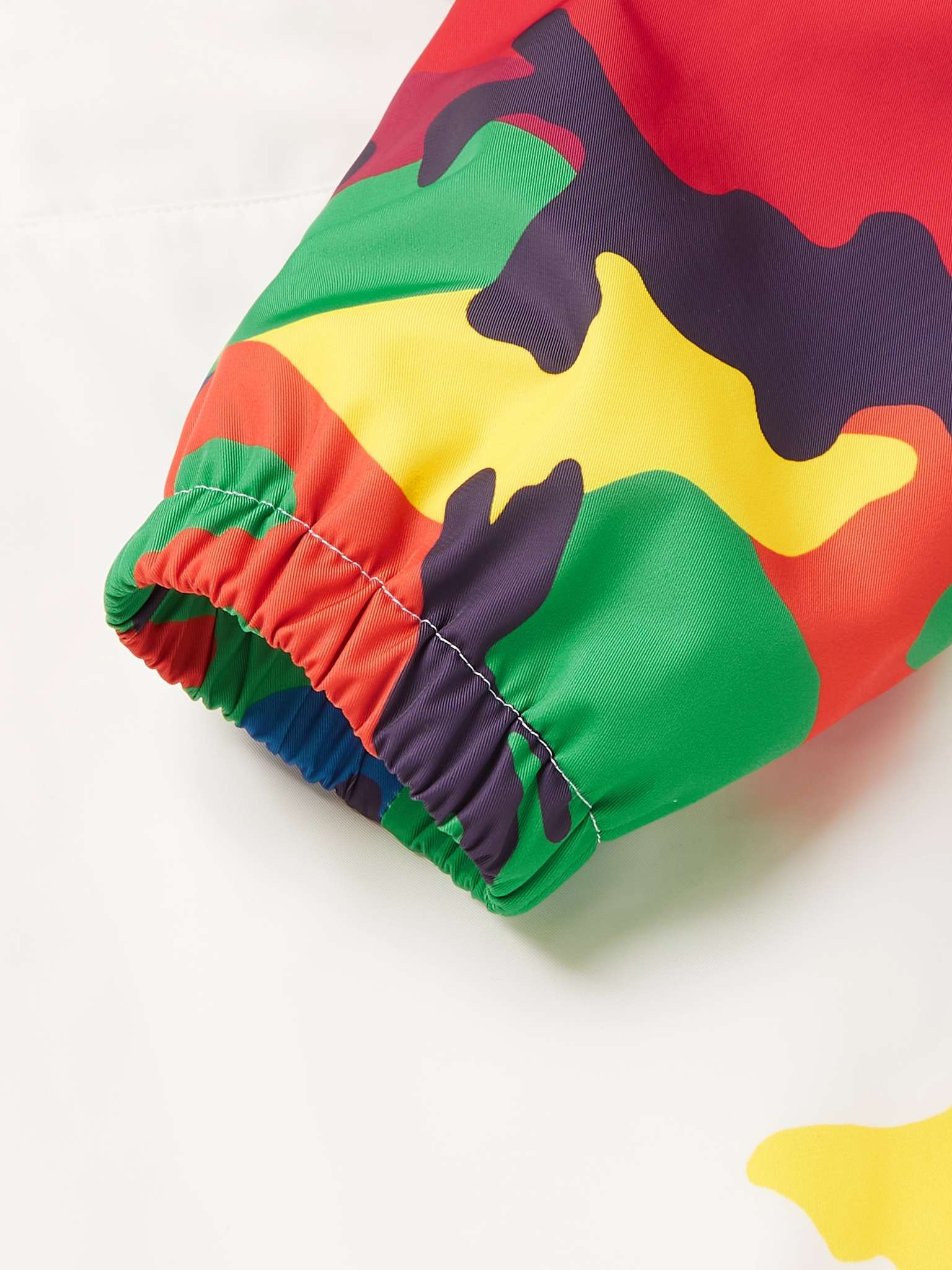 Printed Nylon Hooded Half-Zip Anorak - 5