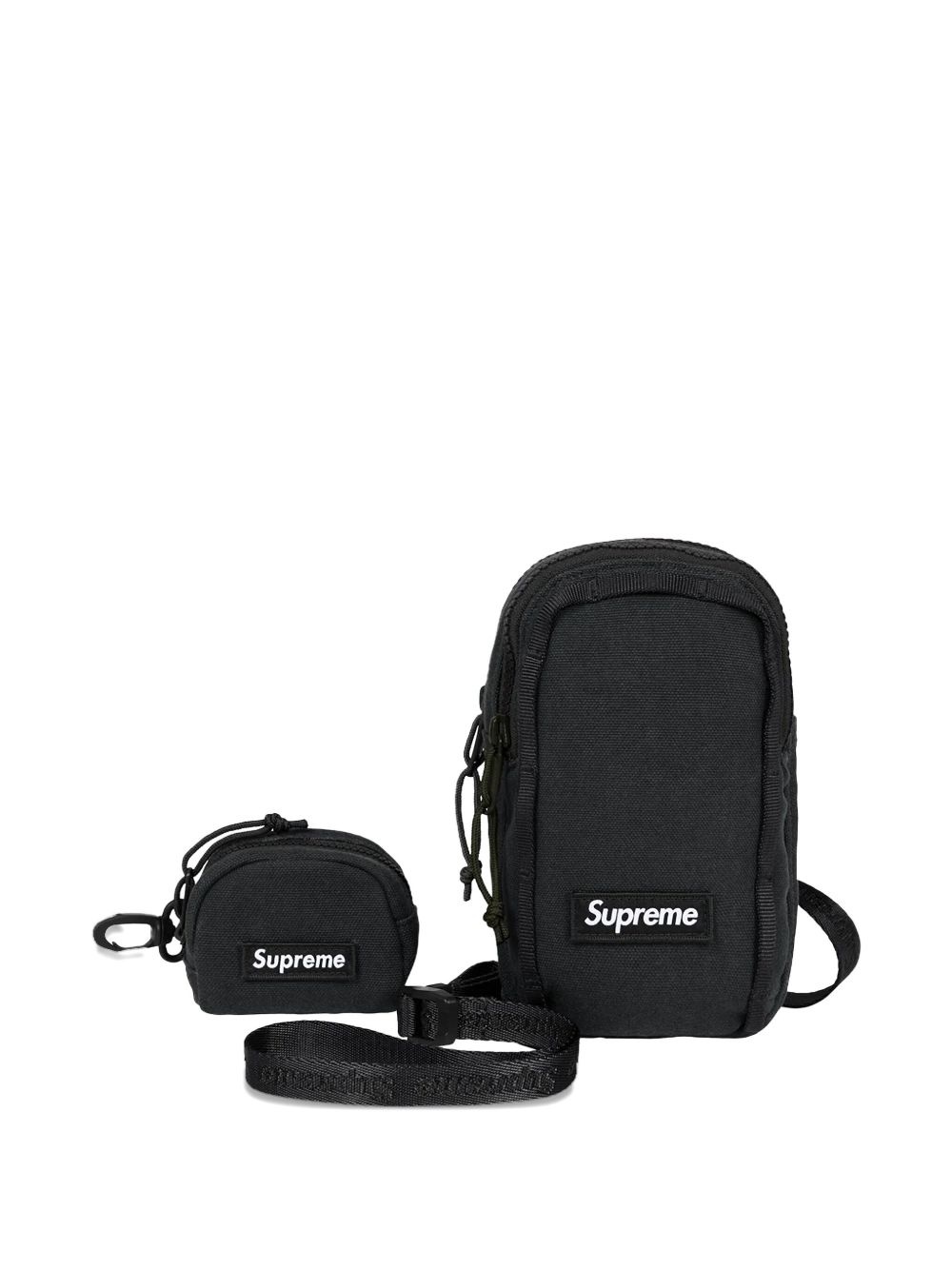 logo-patch "Black" cross body bag - 2