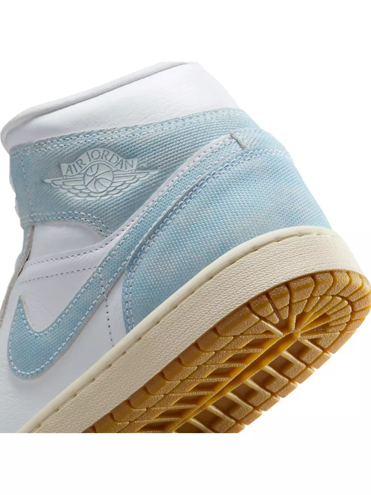 1 Mid SE "White/Worn Blue/Sail/Gum Light Brown" Women's Shoe - 11