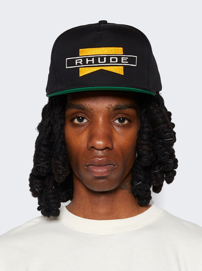 Rhude Chevron Hat Black outlook