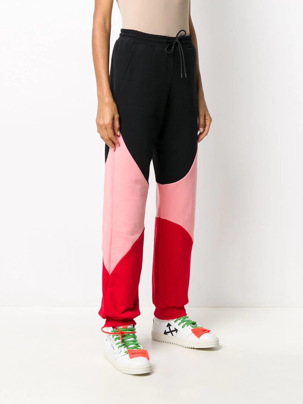 colour-block logo-print track pants - 3