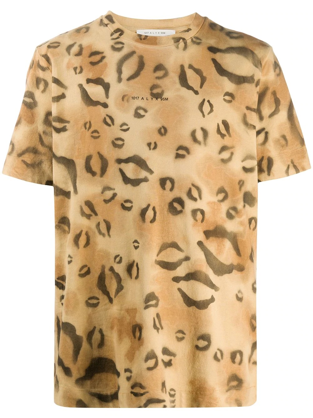 leopard print T-shirt - 1