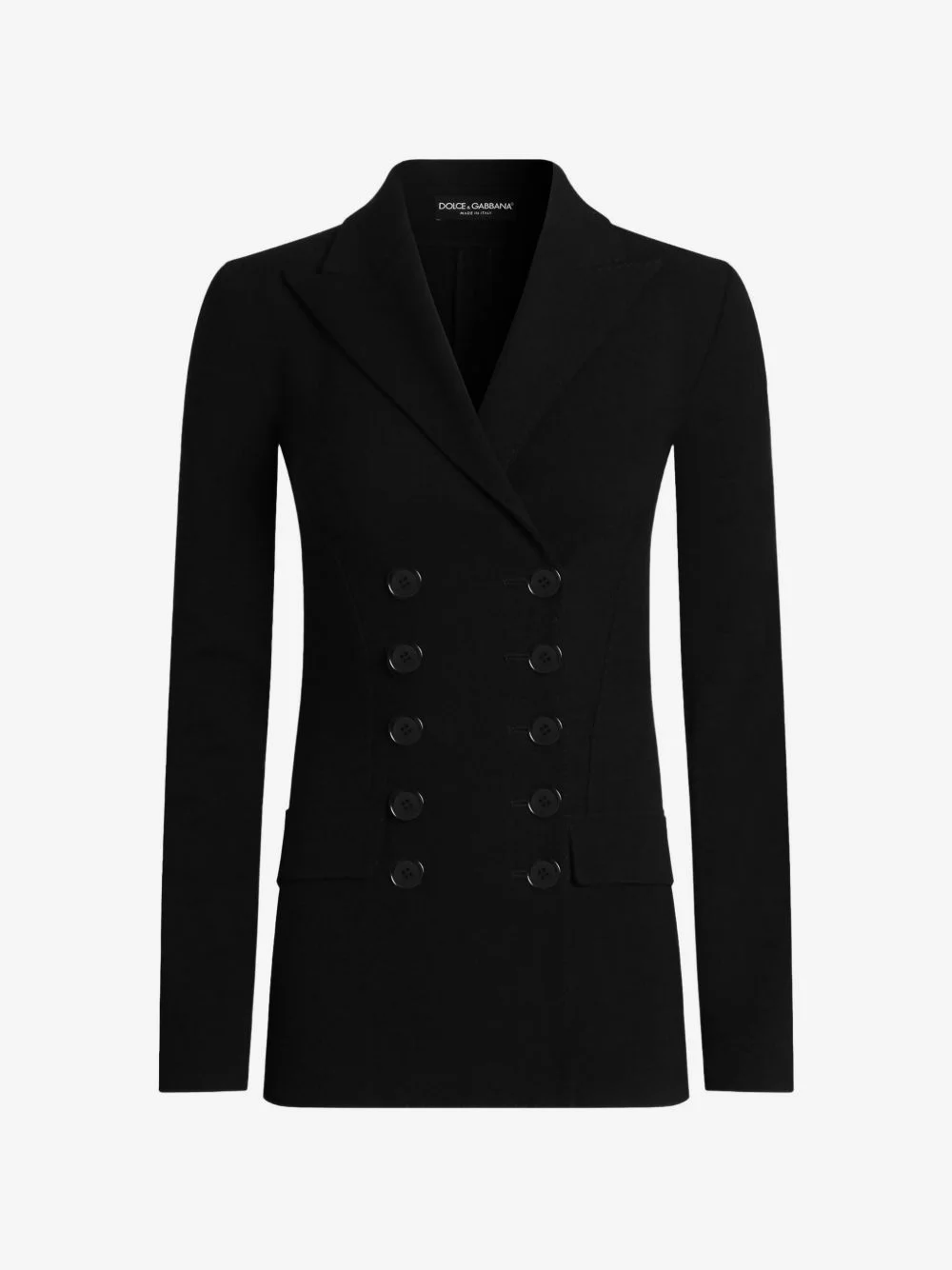 double-breasted jacket in wool - 1