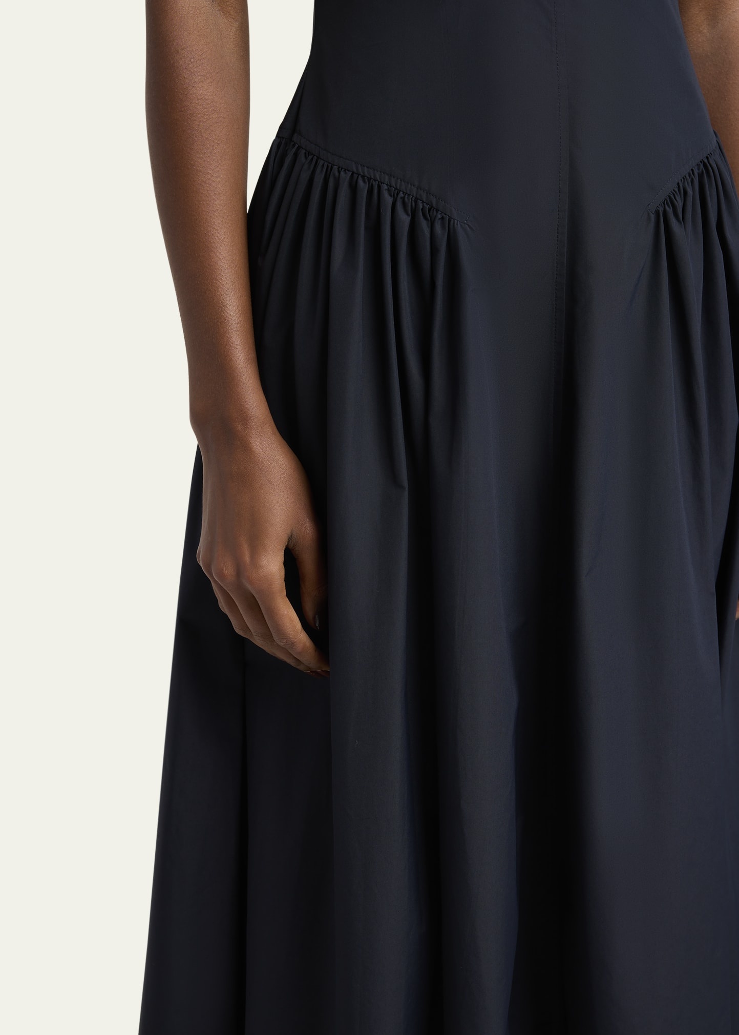Kendall Sleeveless Technical Cotton Midi Dress - 5