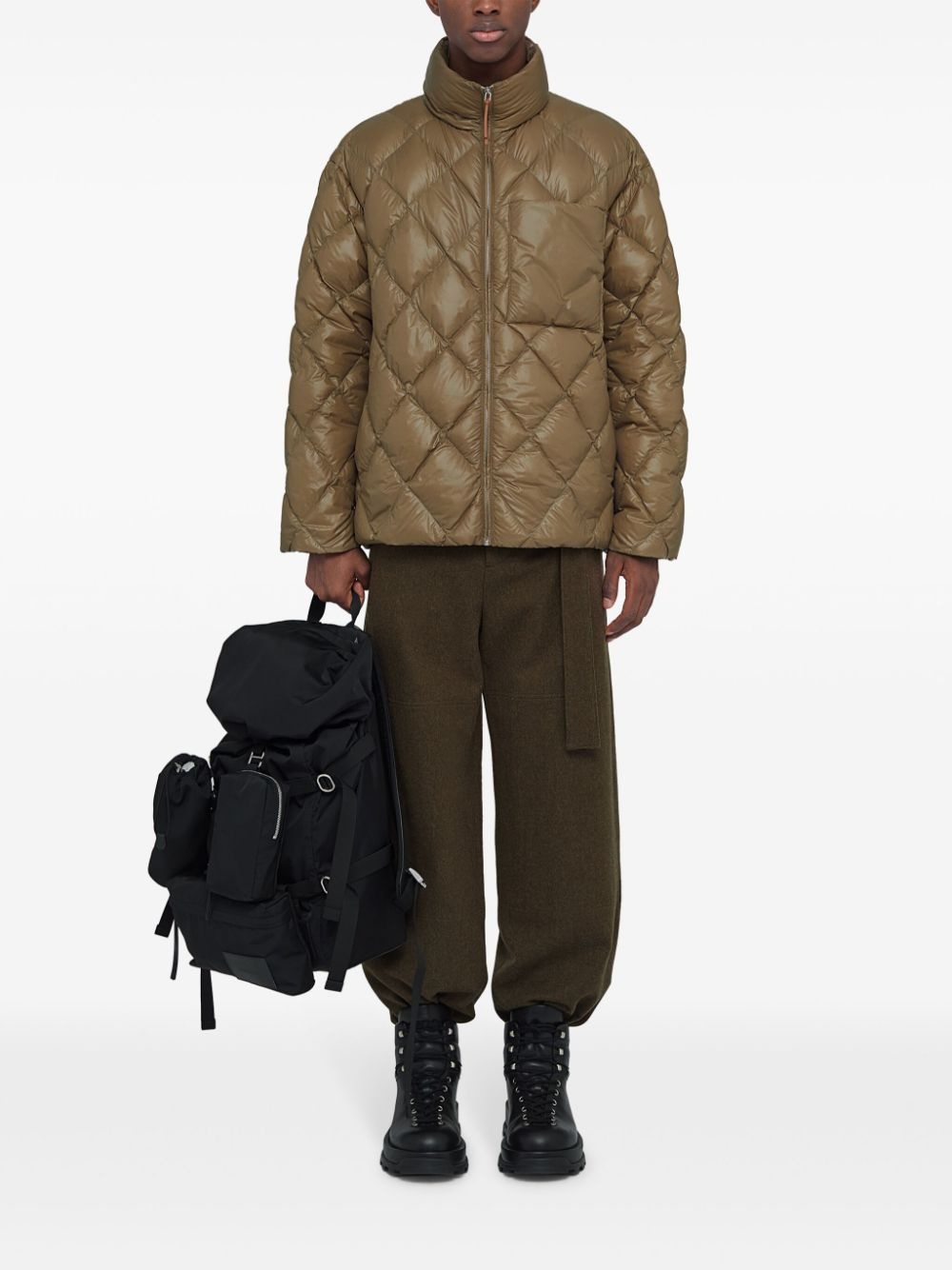 concealed hood jacket - 2