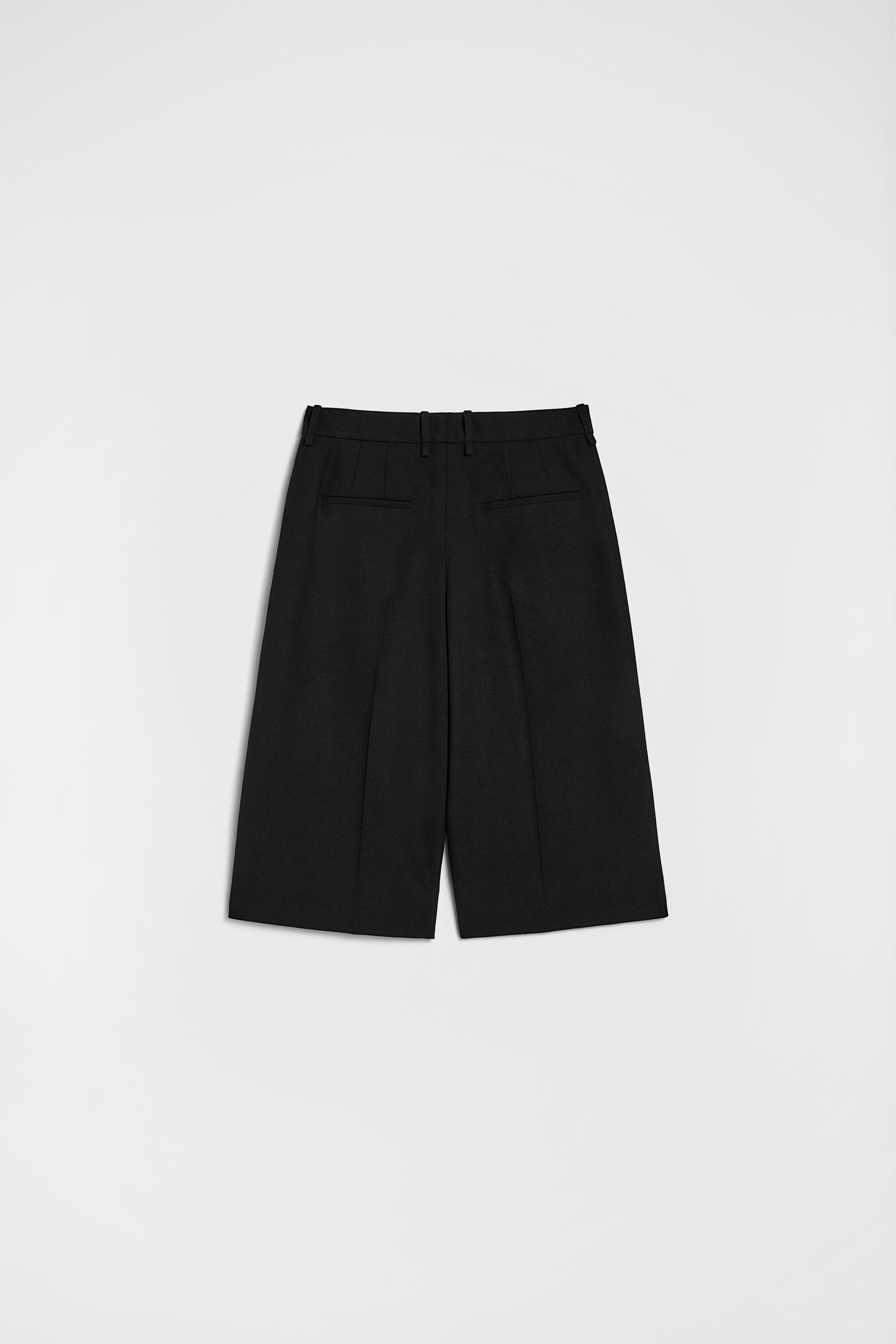 Wool Canvas Shorts - 4