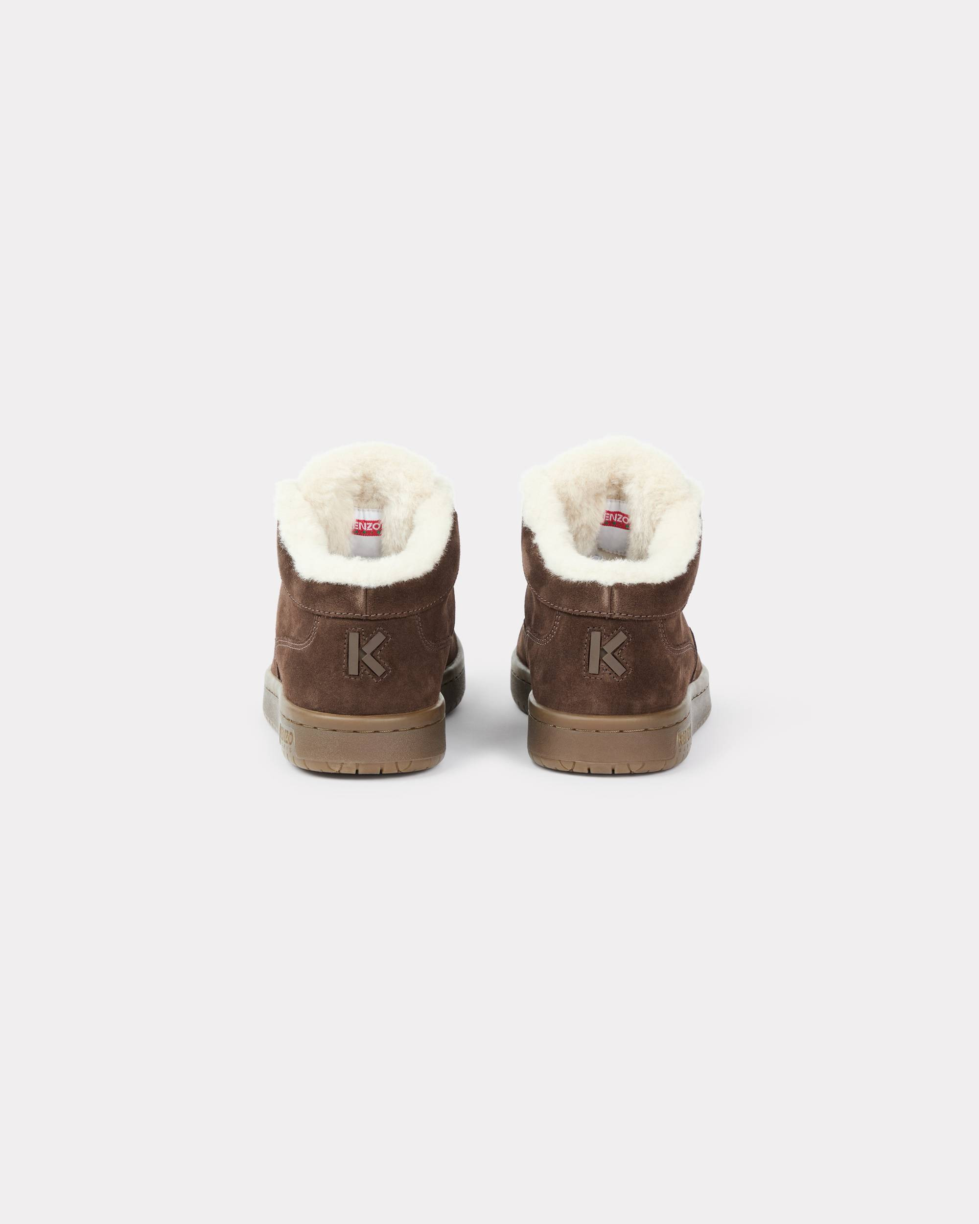 'KENZO-Dome' sneakers in suede and shearling - 2
