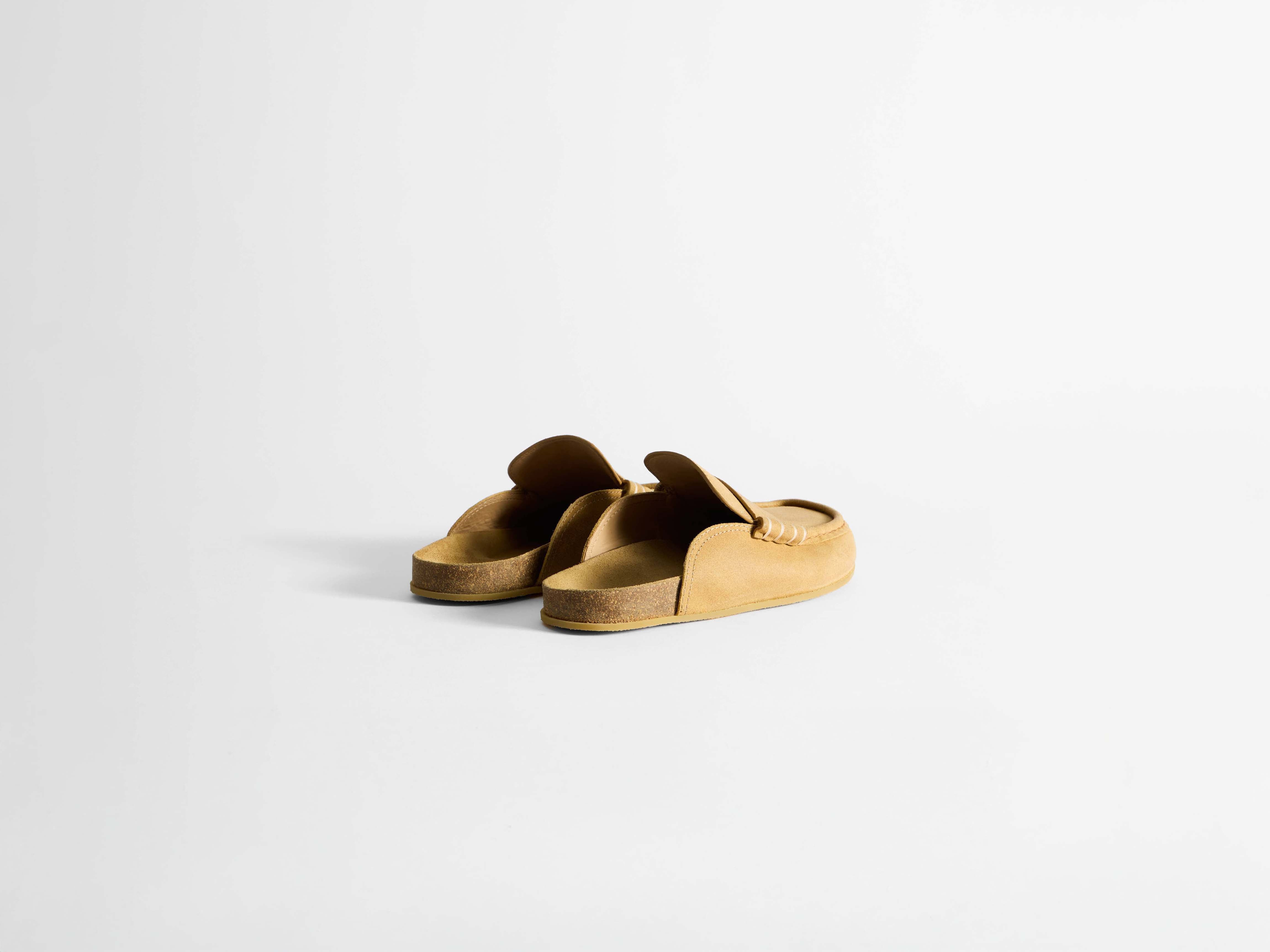 MENS STITCH LOAFER IN MUSTARD - 4