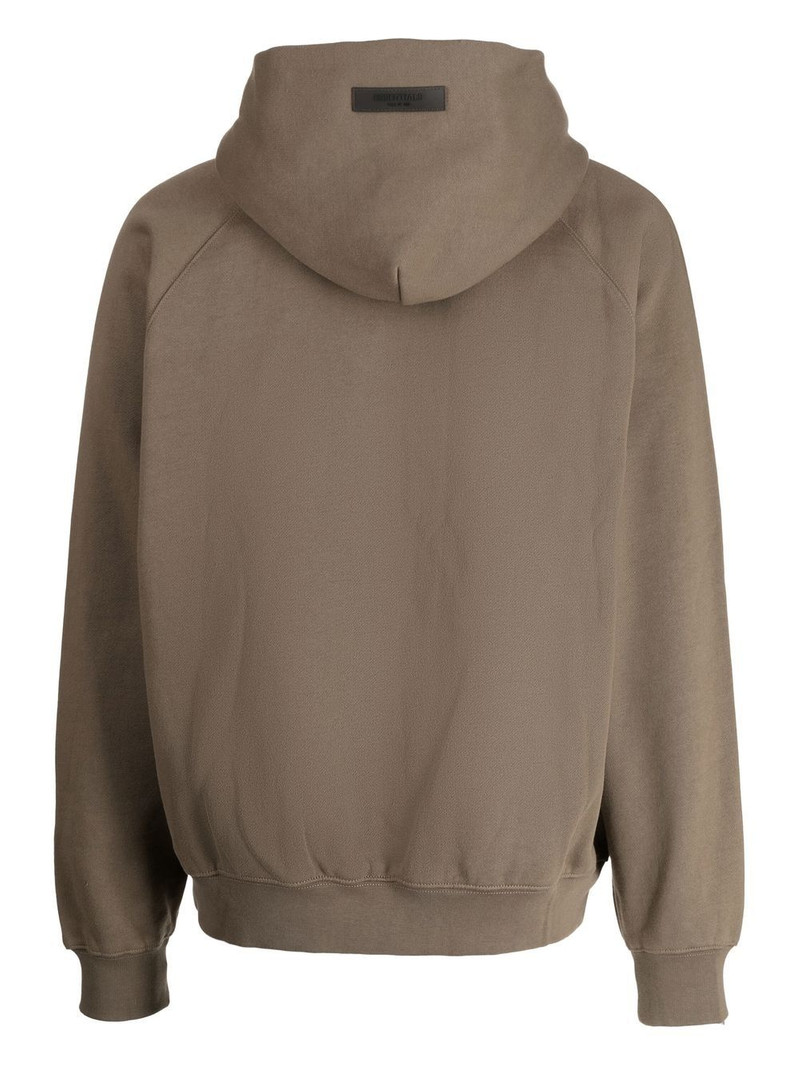 ESSENTIALS logo-print hoodie outlook