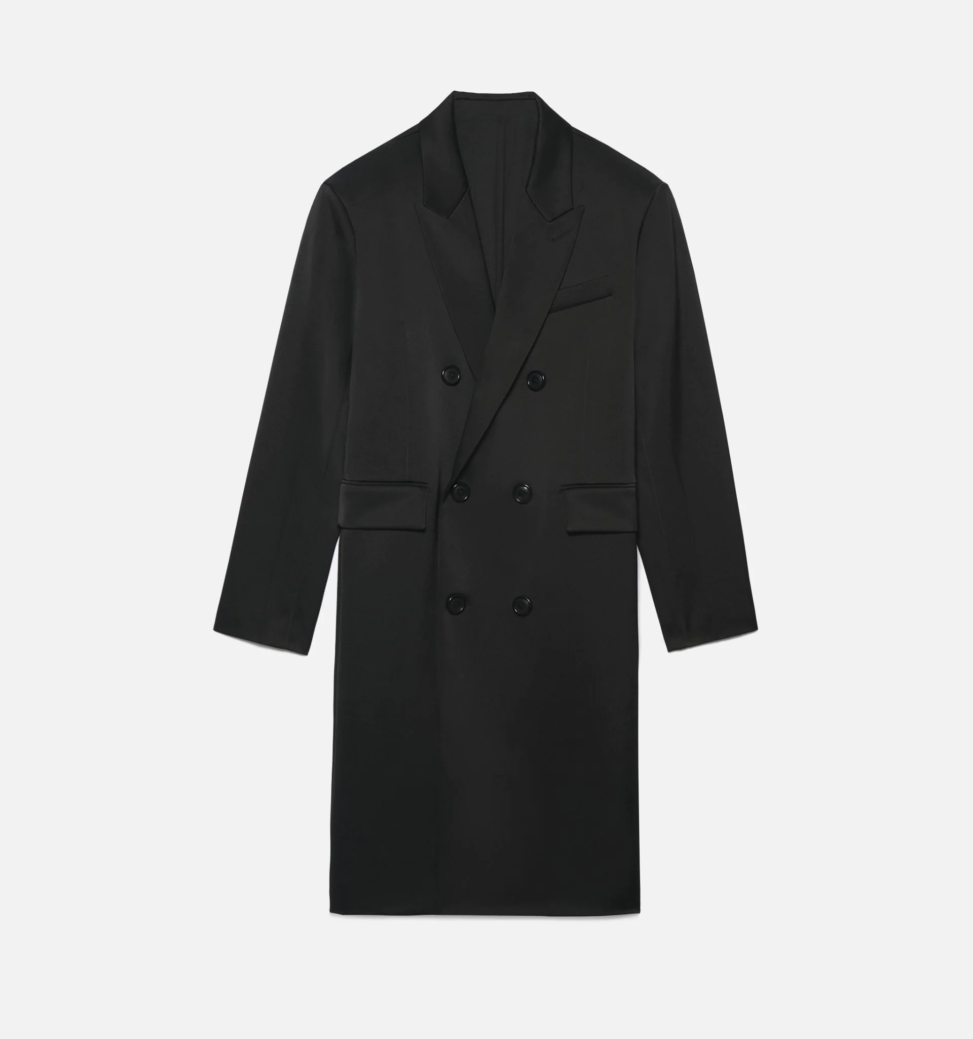 Oversize Double Breasted Coat - 4