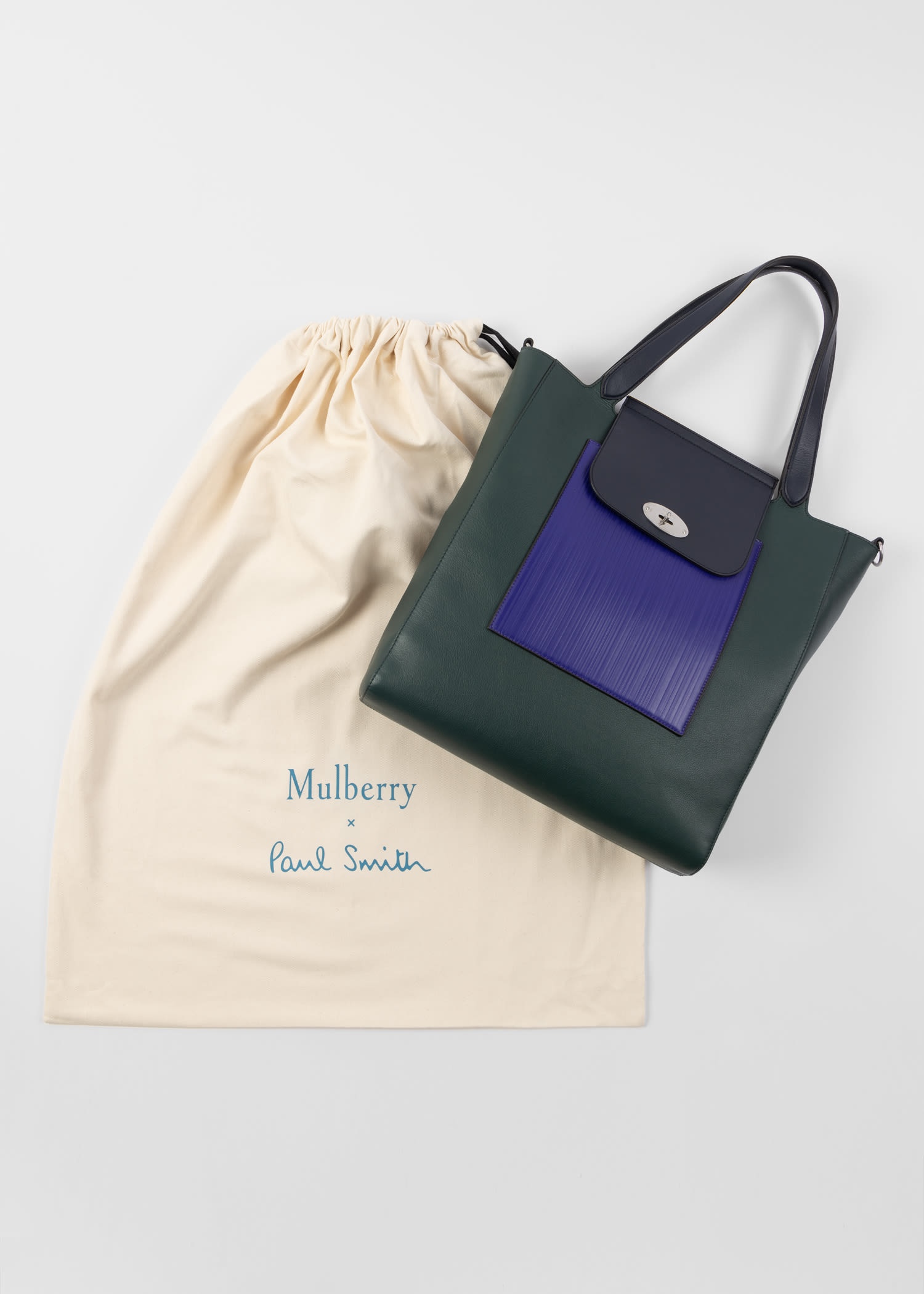 Mulberry x Paul Smith - Mulberry Green Antony Tote Bag - 11