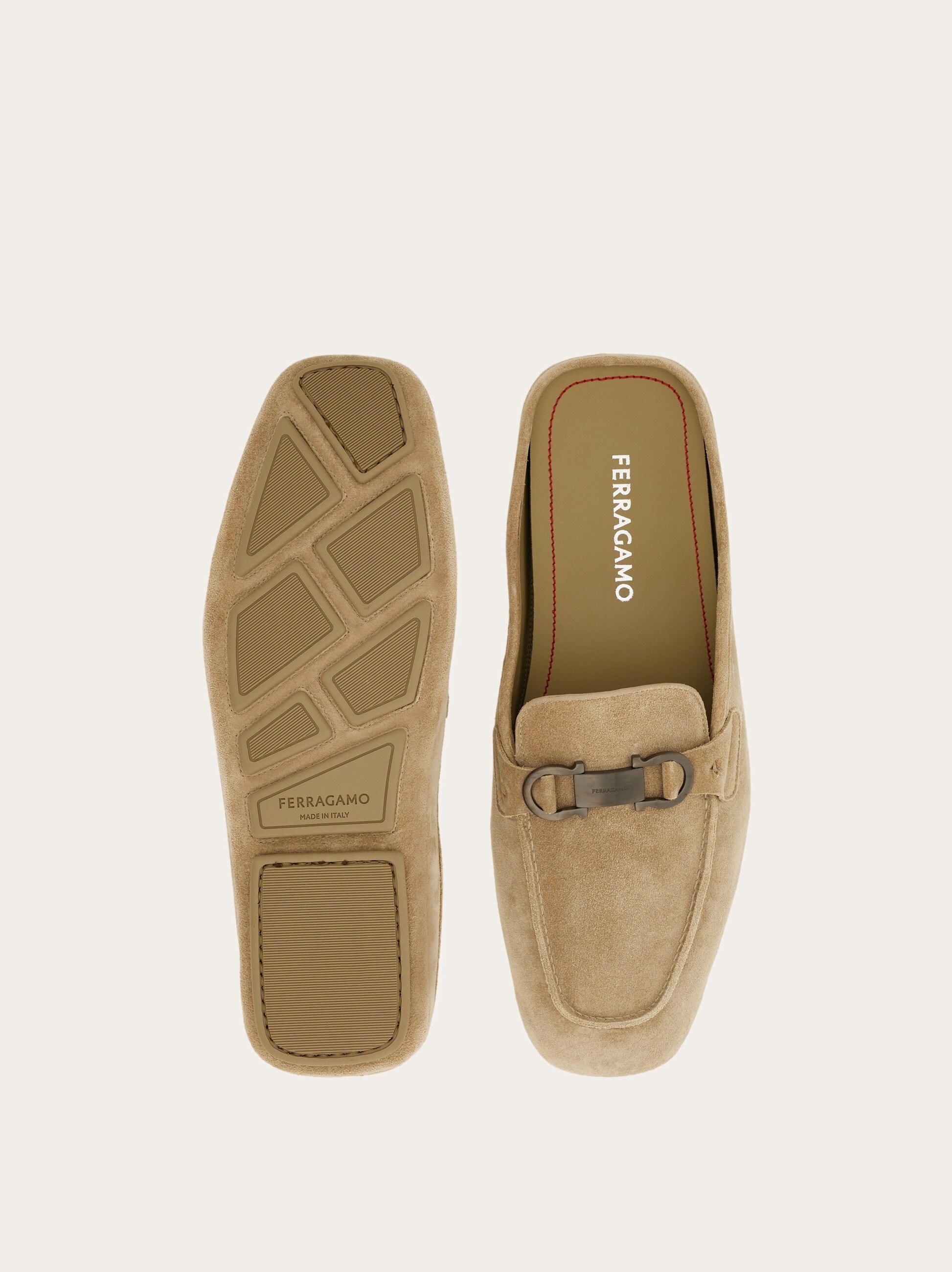 Loafer mule with Gancini ornament - 6