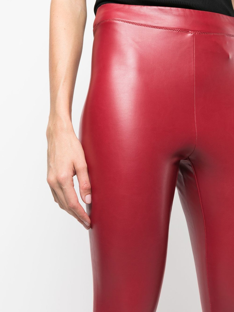 leather-effect leggings 5