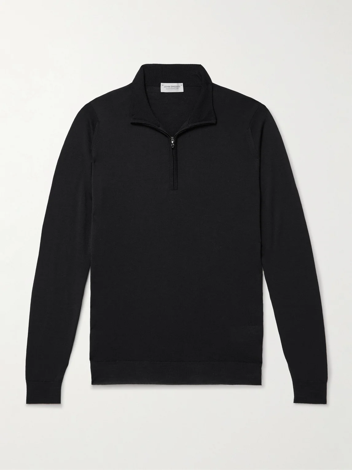Slim-Fit Merino Wool Half-Zip Sweater - 1