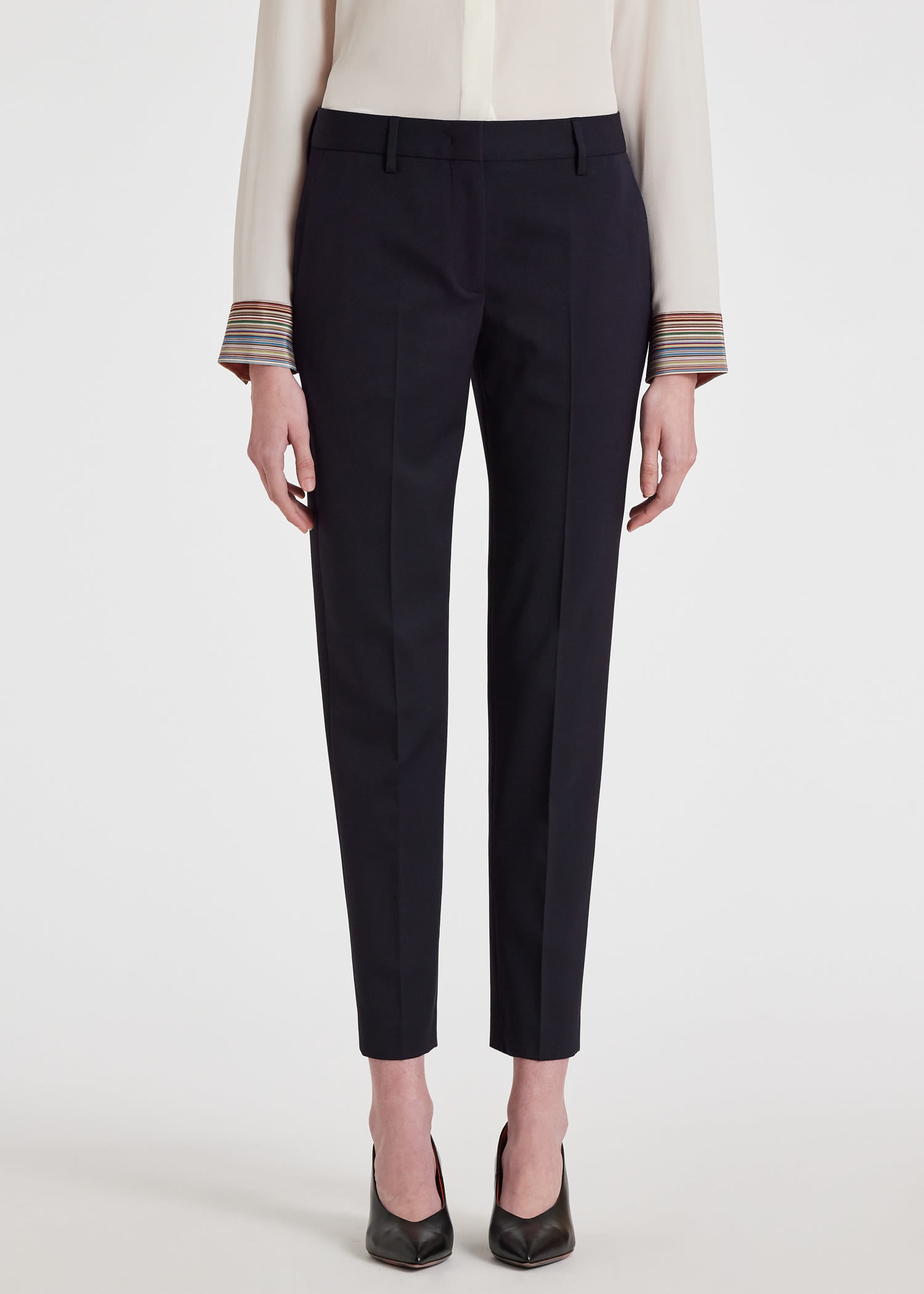 Tapered-Fit Wool Pants - 3