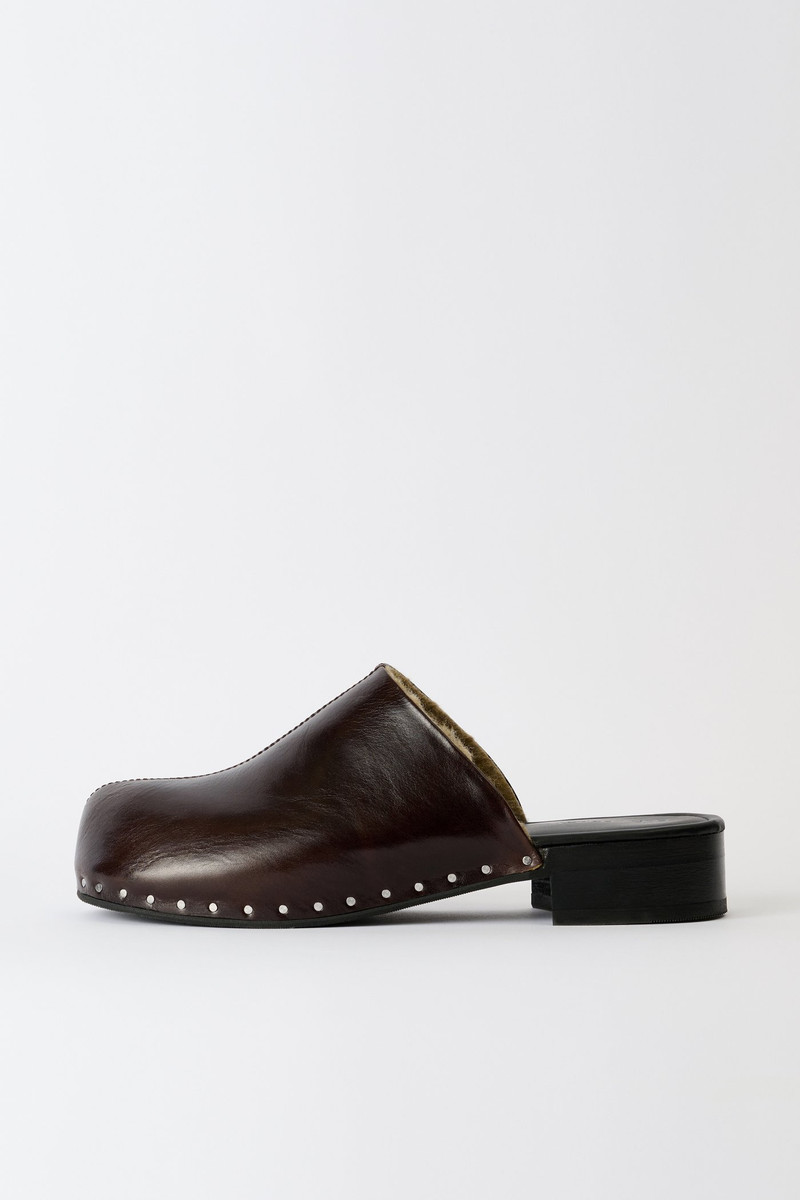 Naoto Clog Deep Americano Leather 1