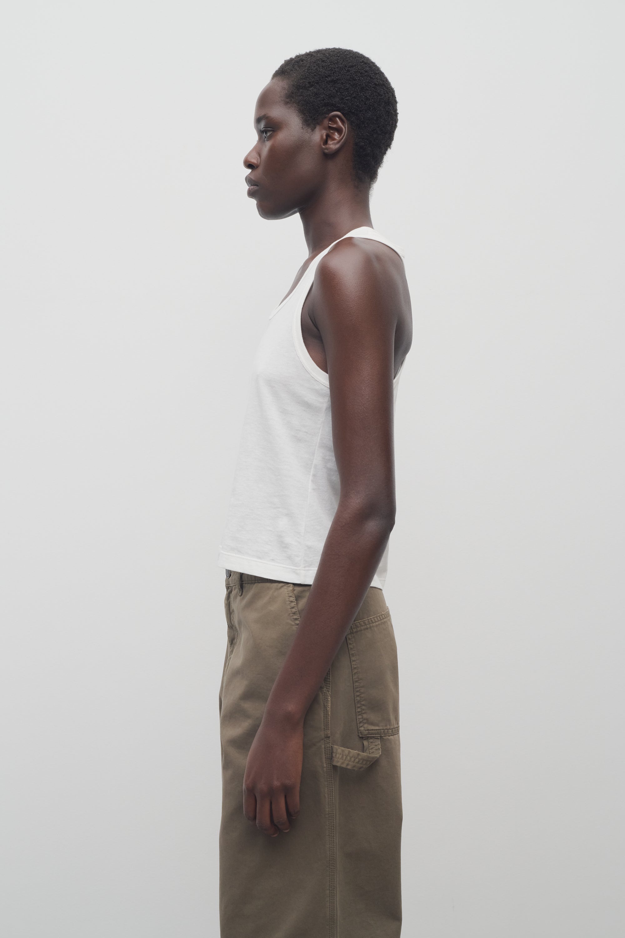Serin Tank Top in Cotton - 4