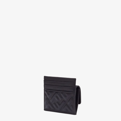 FENDI Black nappa leather card holder outlook