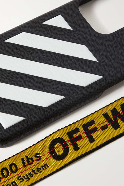 Off-White Blinder printed PVC iPhone 13 Max case outlook