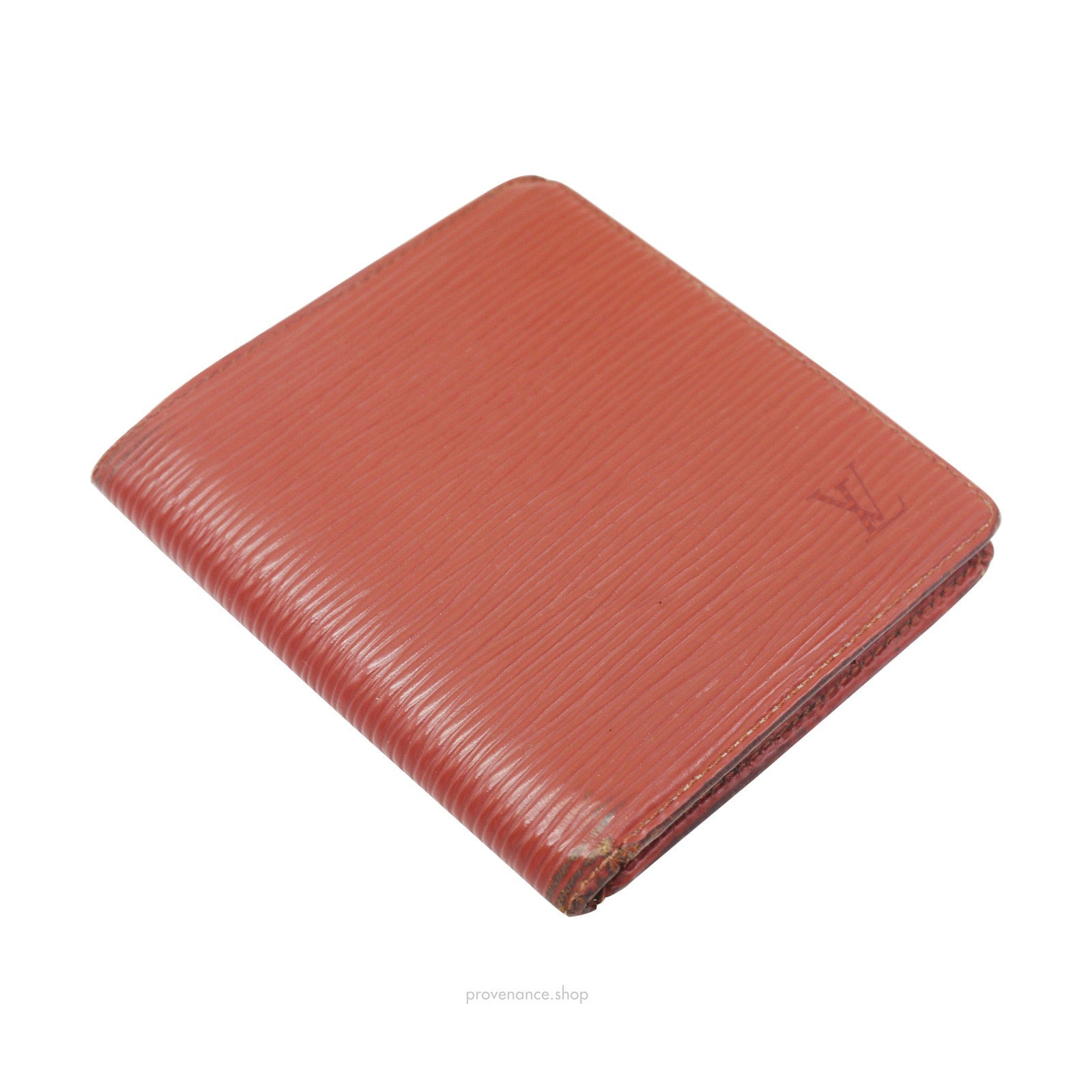 Louis Vuitton 6CC Bifold Wallet - Fawn Epi Leather - 3