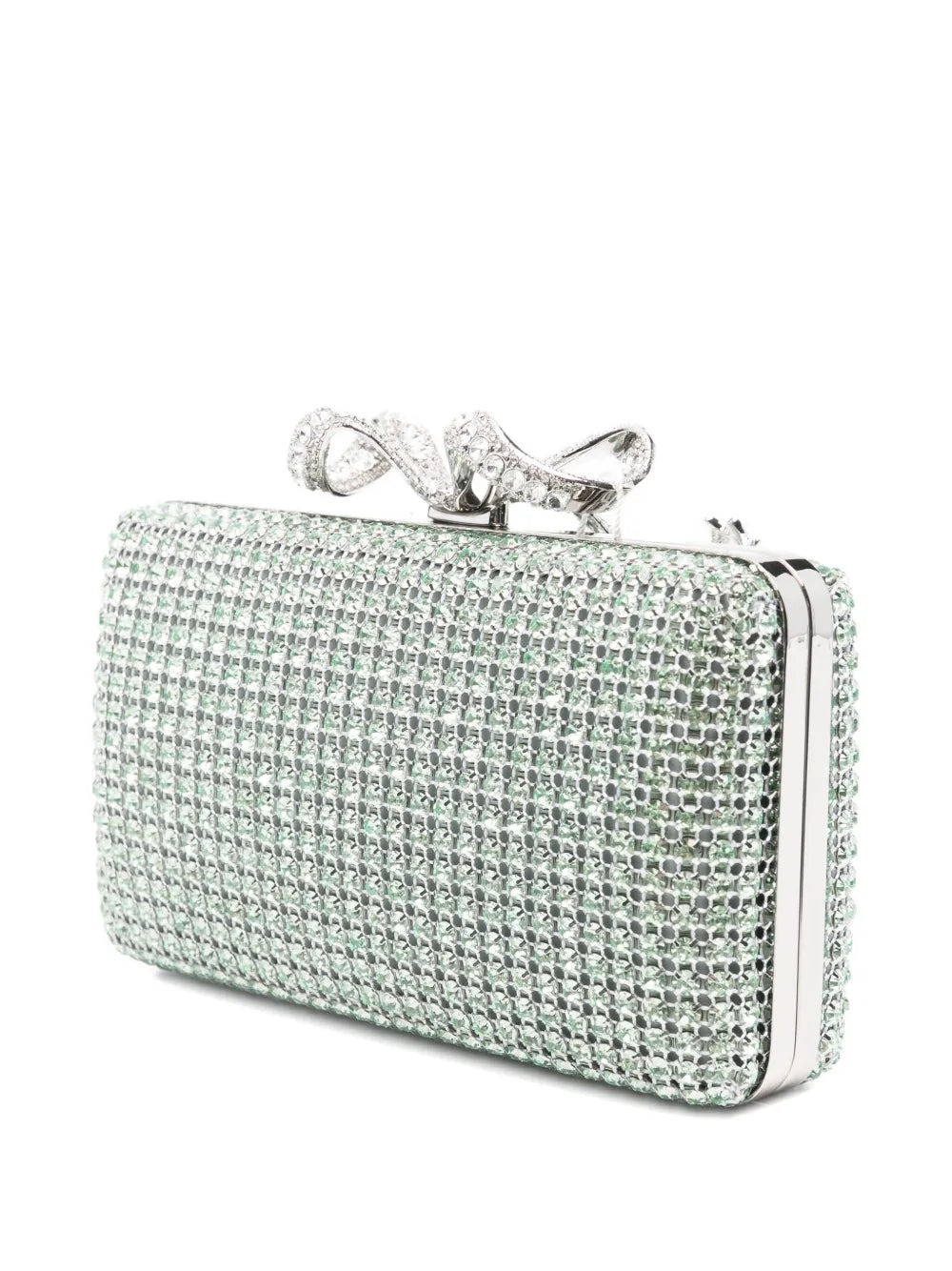 Green Chainmail Clutch Bag - 3