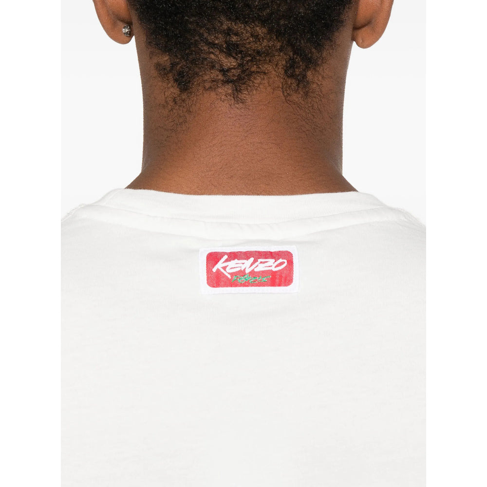 Kenzo White T-Shirts & Vests - T-Shirts Men - 4