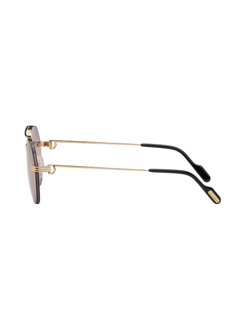 Gold 'Première de Cartier' Sunglasses 3