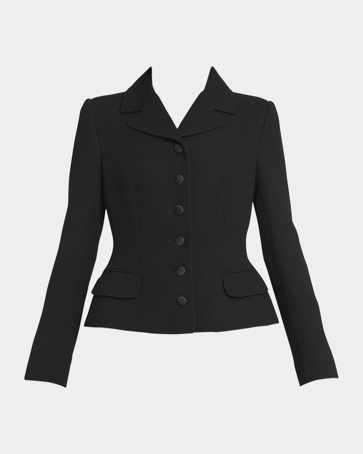 Wool Single-Breasted Jacket - 1