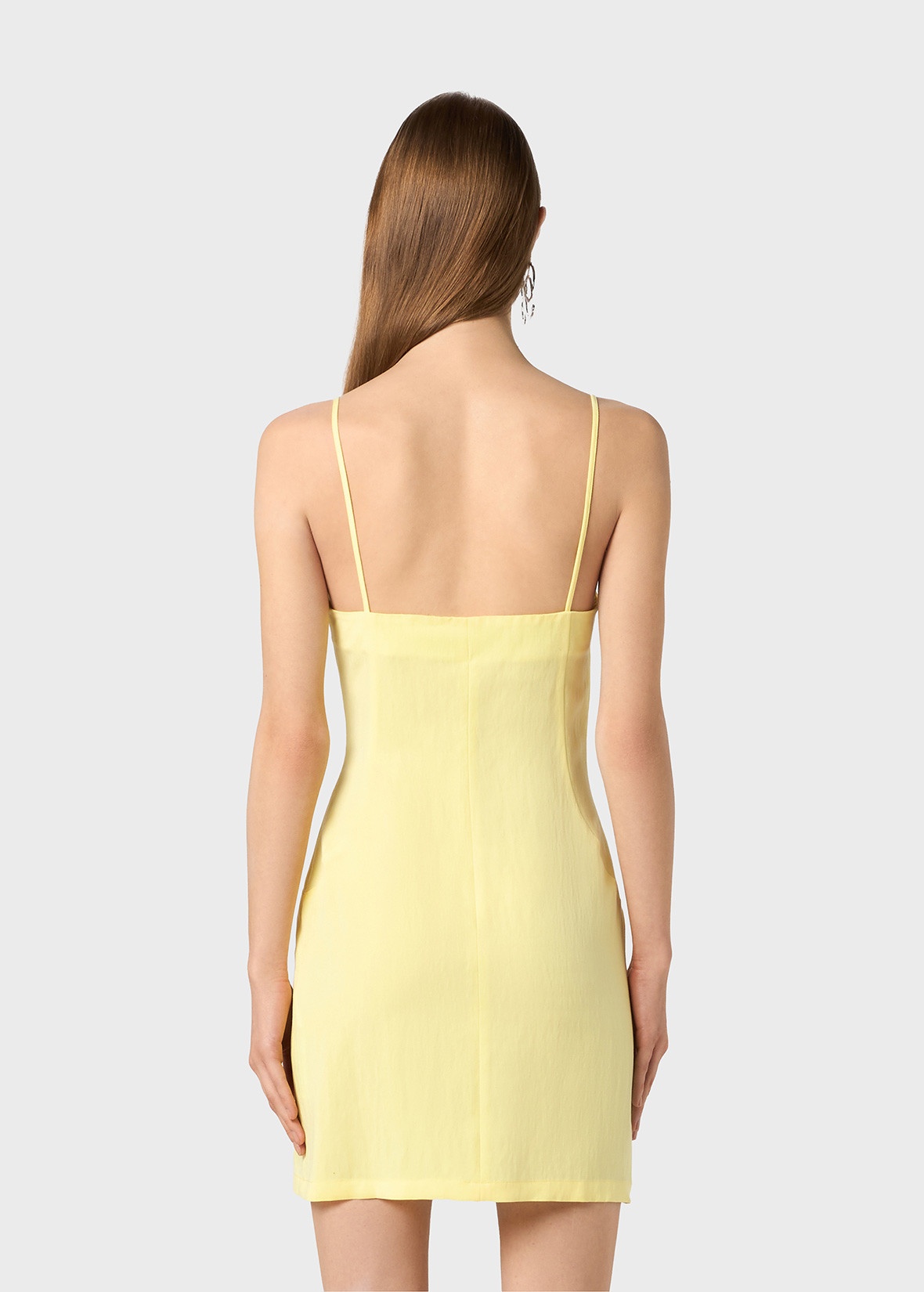 MINI DRESS WITH ROSE DETAILS - 4