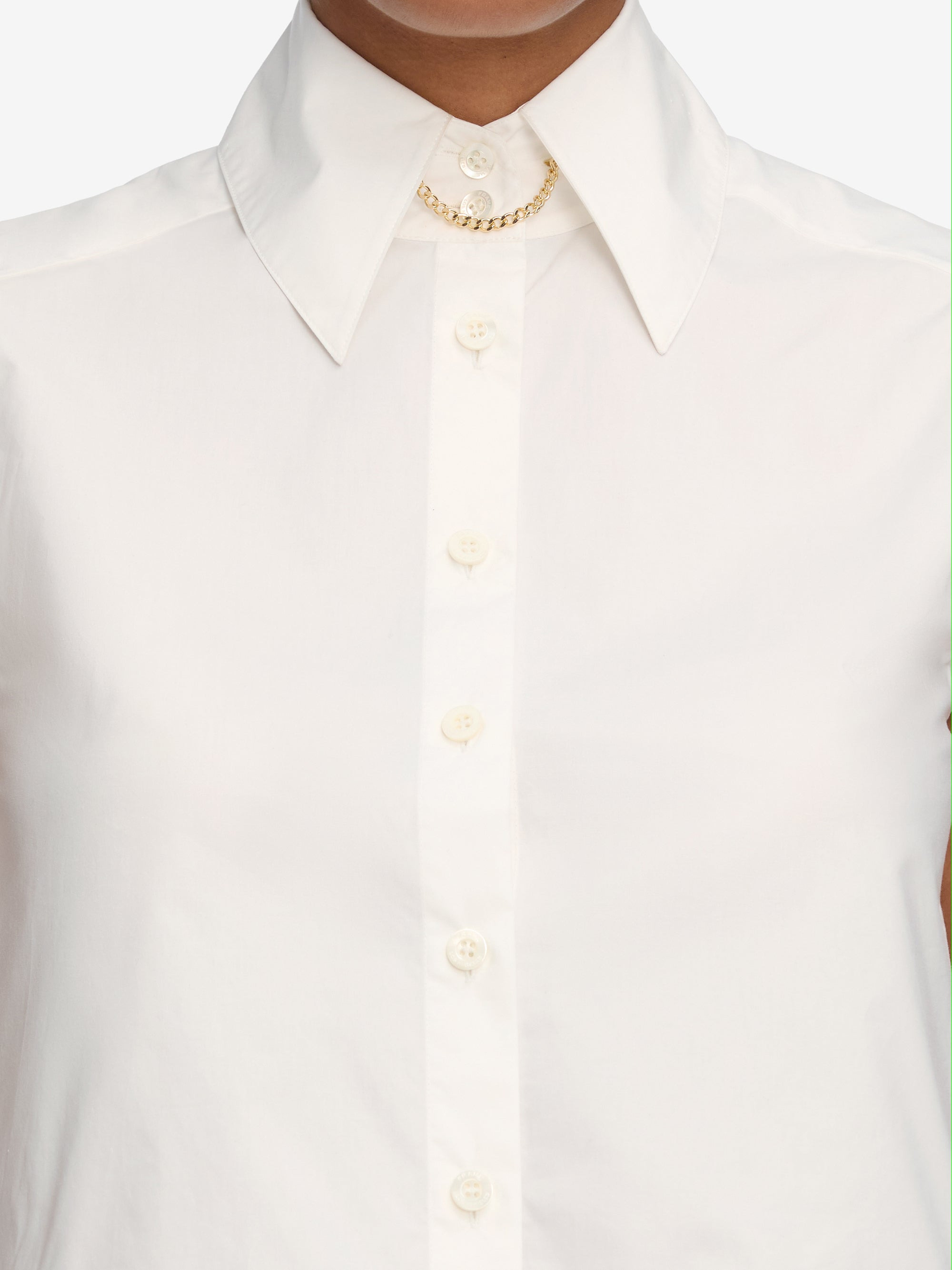 The Prep Shirt in White - 4