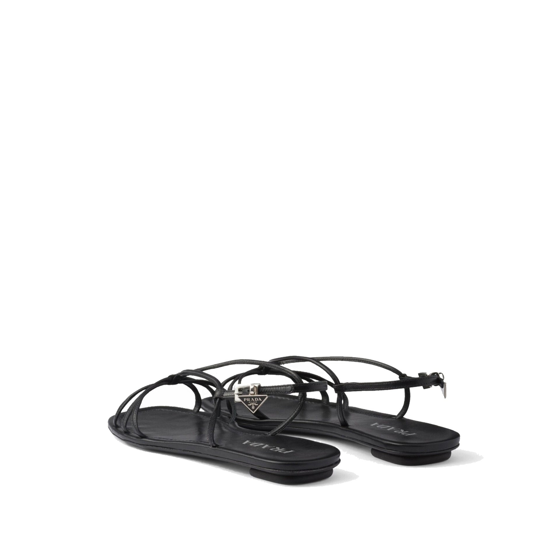 Prada Leather Flat Sandals Women - 3