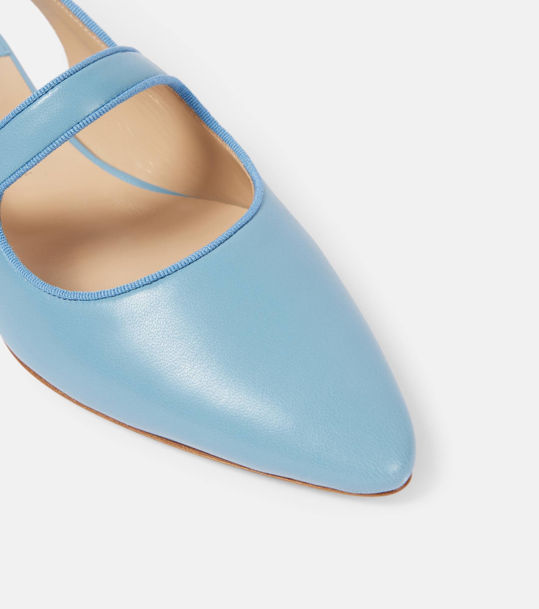 Campariflatsli leather slingback flats - 5