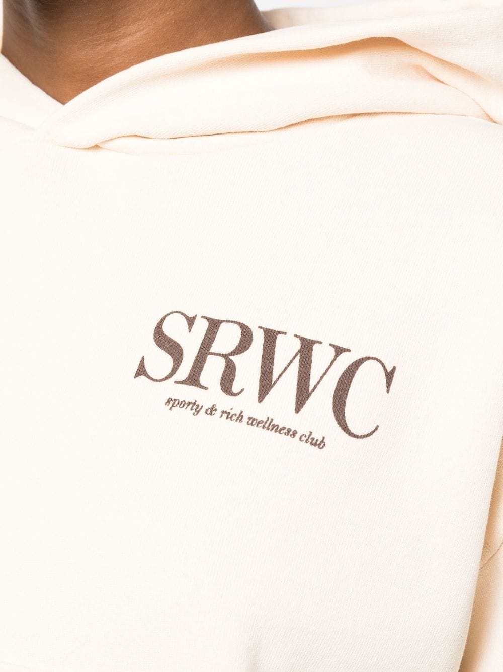 logo-print cotton hoodie - 5