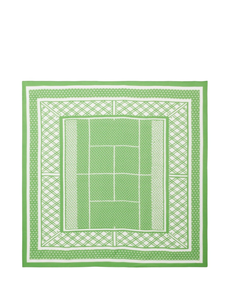 tennis patterned scarf 1