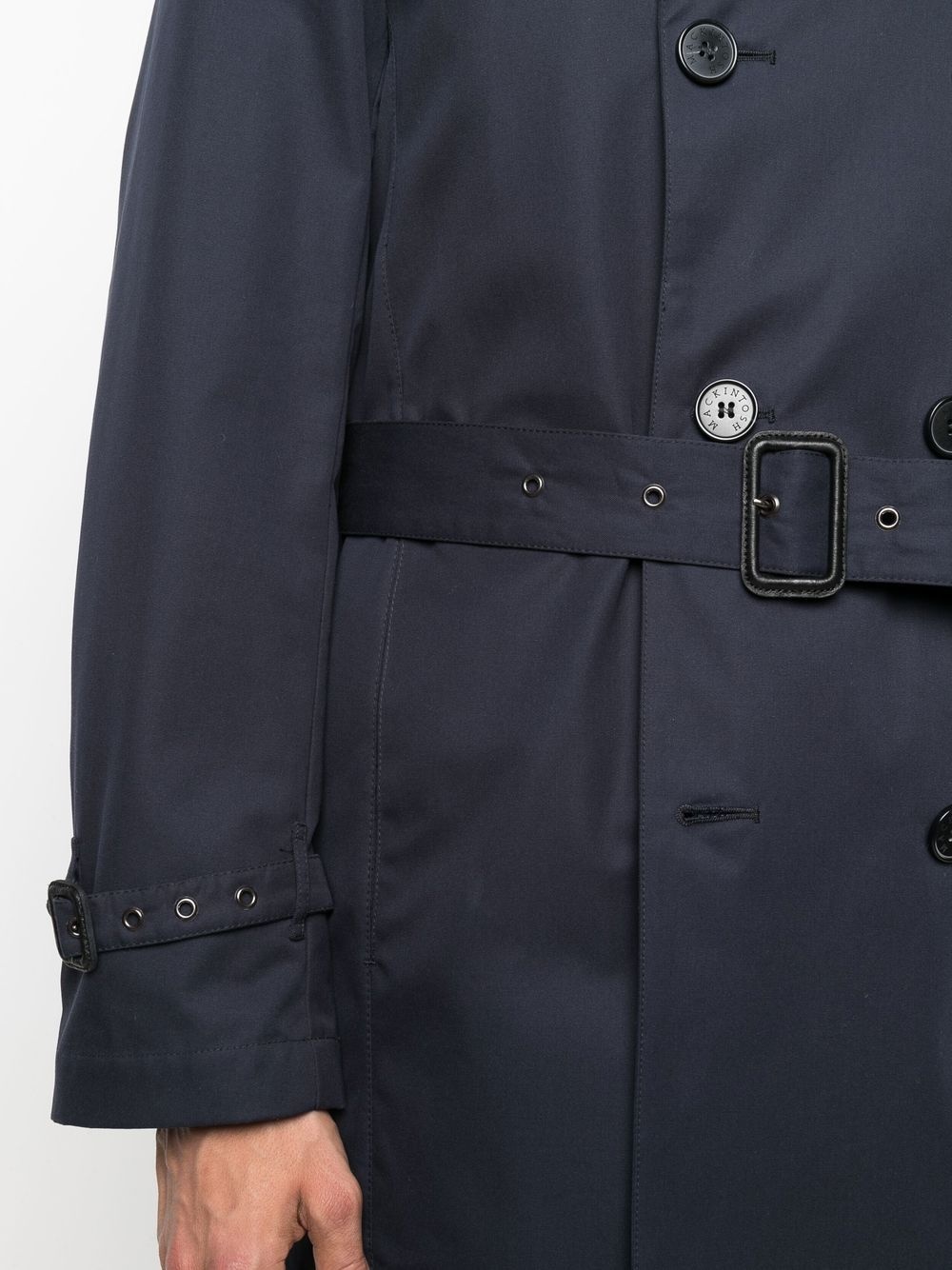 ST JOHN gabardine short trench coat - 5