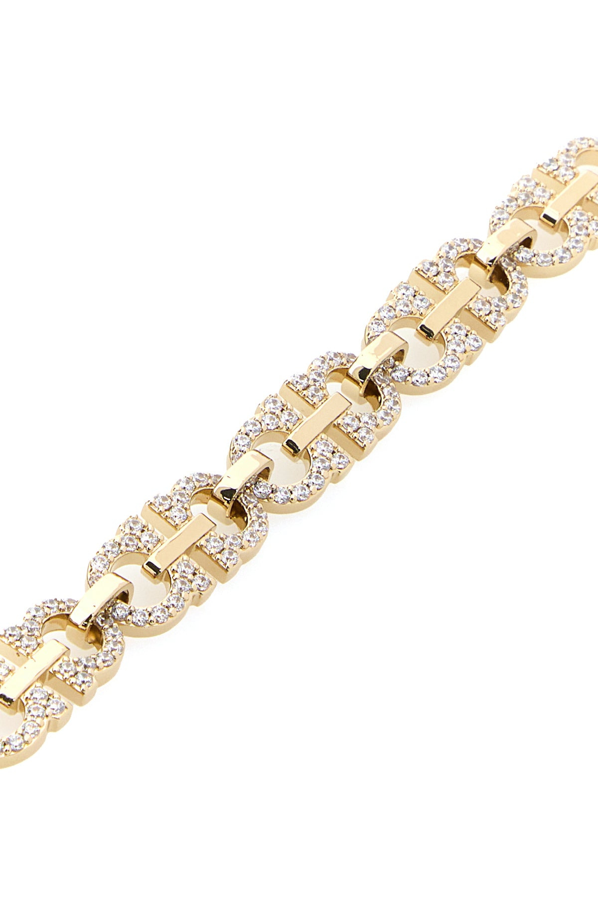 Gold metal Gancini bracelet - 2