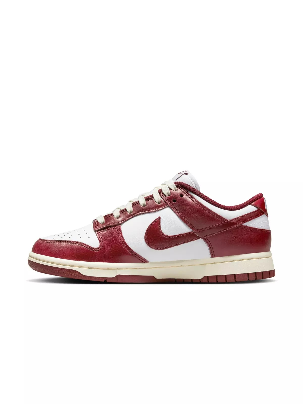 Dunk Low Premium "White/Team Red/Coconut Milk" Women's Shoe - 4