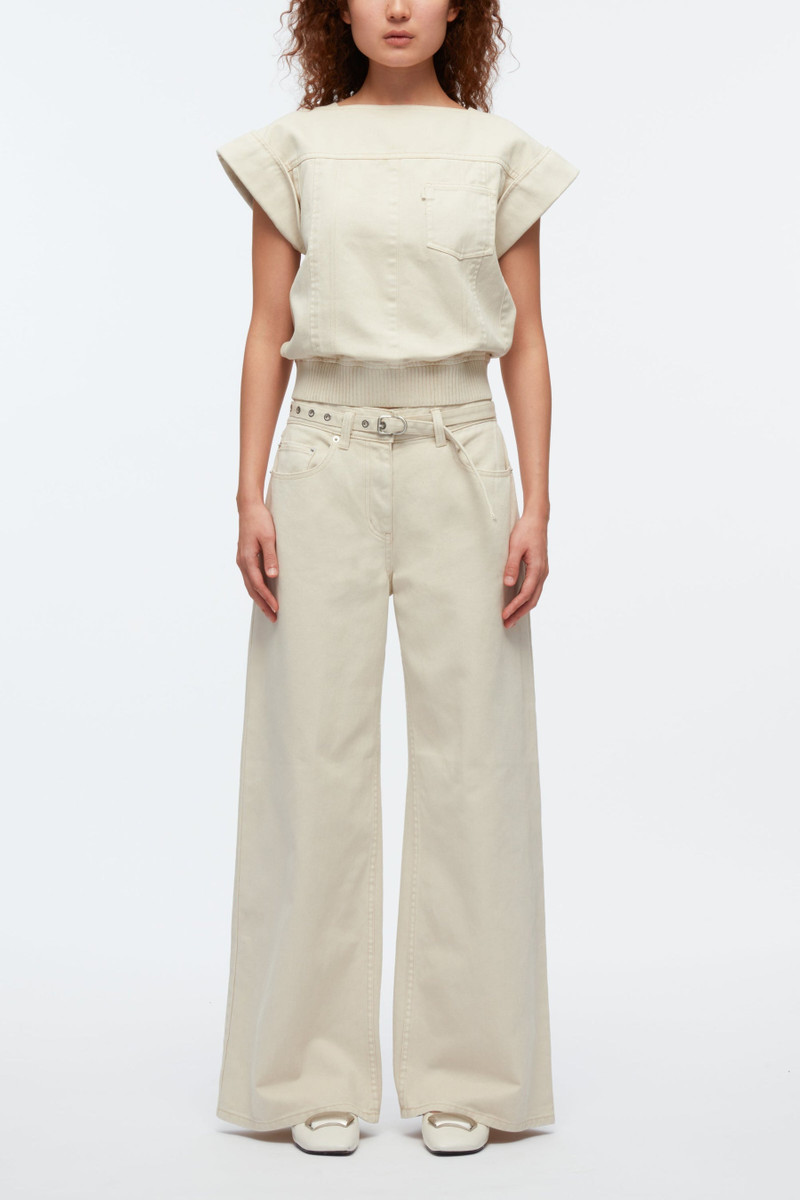 Deconstructed Denim Top 1