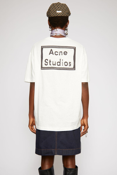 Acne Studios Reverse-label t-shirt optic white outlook