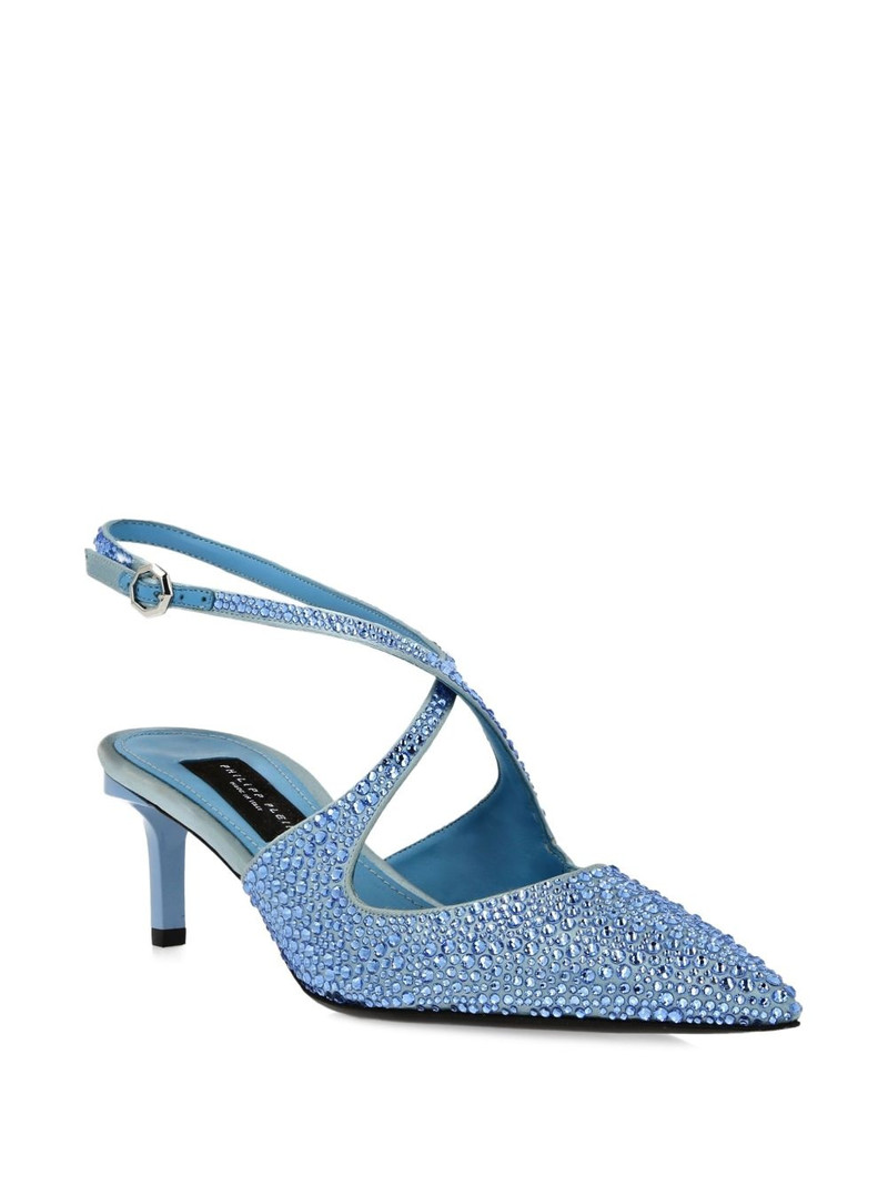 PHILIPP PLEIN 55mm Slingback Strass pumps outlook
