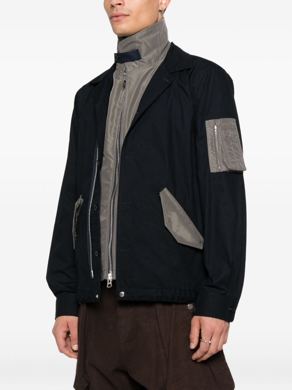 Oxford nylon cotton jacket - 3